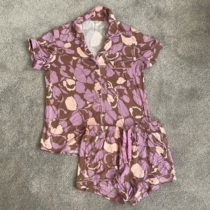 Stars Above floral women’s pajamas size xs